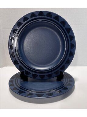 Pfaltzgraff Morning Light Stoneware Dinner Plates Set Of 2 VTG 90s Made In USA